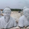 连云港 白麻花岗岩石材人物立体雕刻