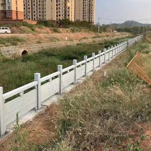 连云港 白麻河道栏杆效果展示图