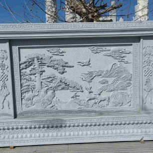连云港 芝麻白大型照壁，屏风，影壁