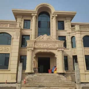 连云港 黄金麻花岗岩别墅外墙干挂