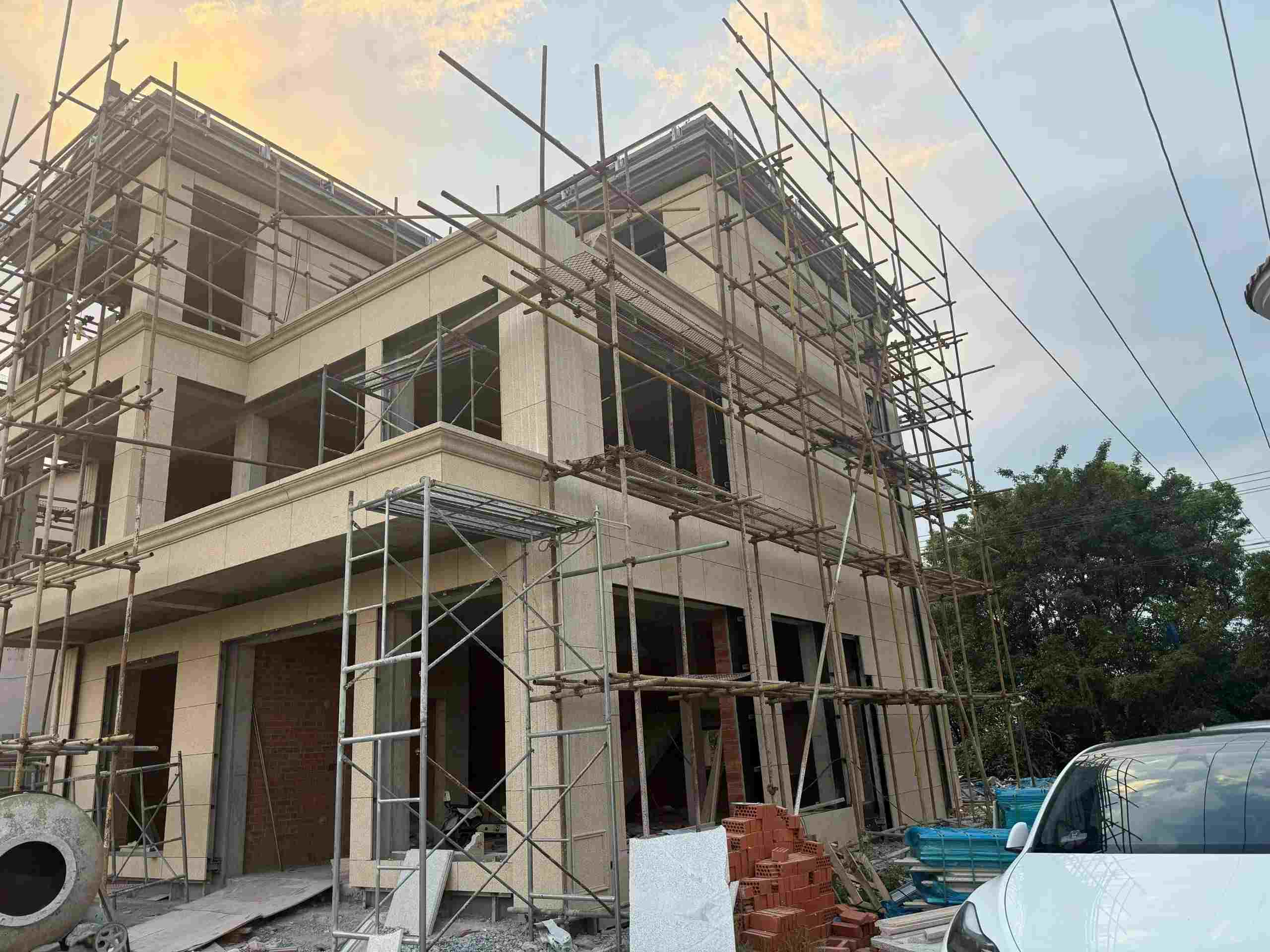 连云港 黄金麻荔枝面花岗岩外墙干挂