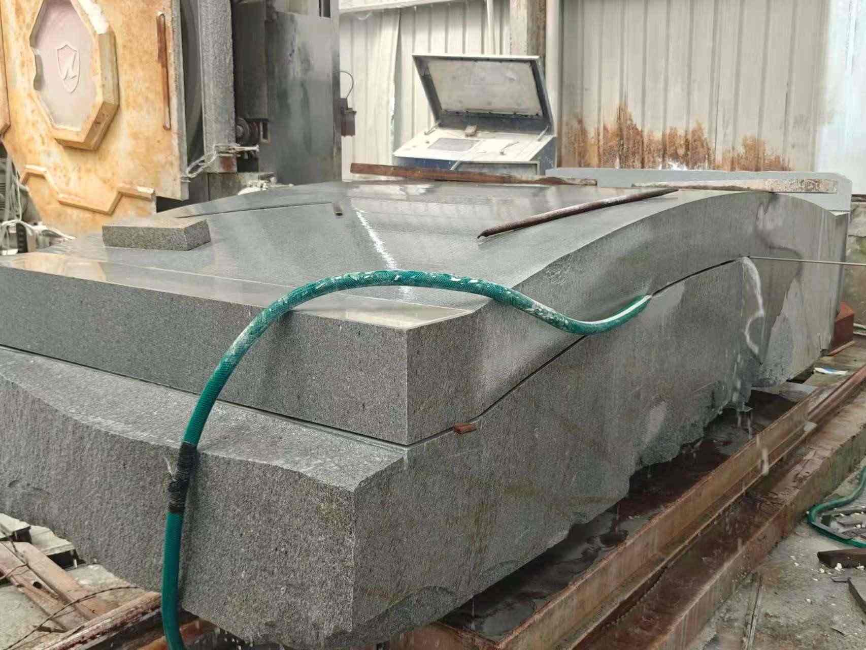 连云港 芝麻灰异型加工-拱桥