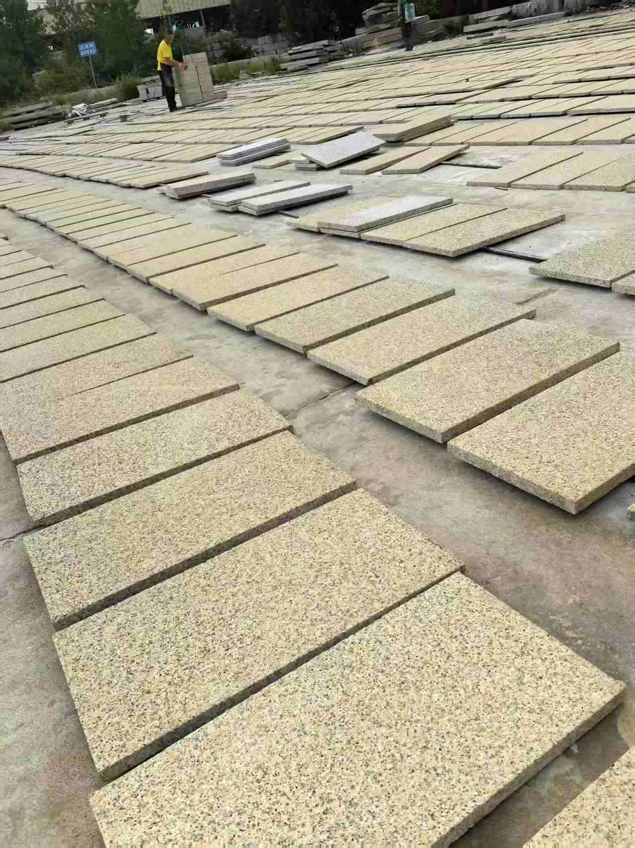 连云港 黄金麻荔枝地铺石面排板