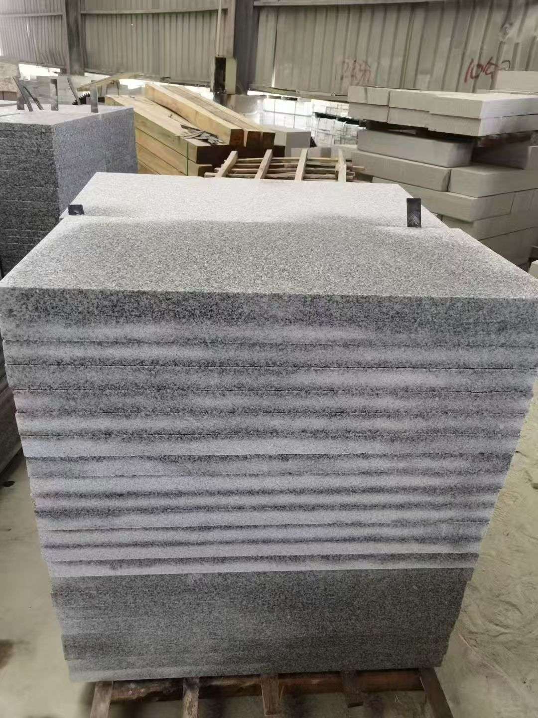 连云港 芝麻白5公分火烧地铺成品，900*400，规格可定制