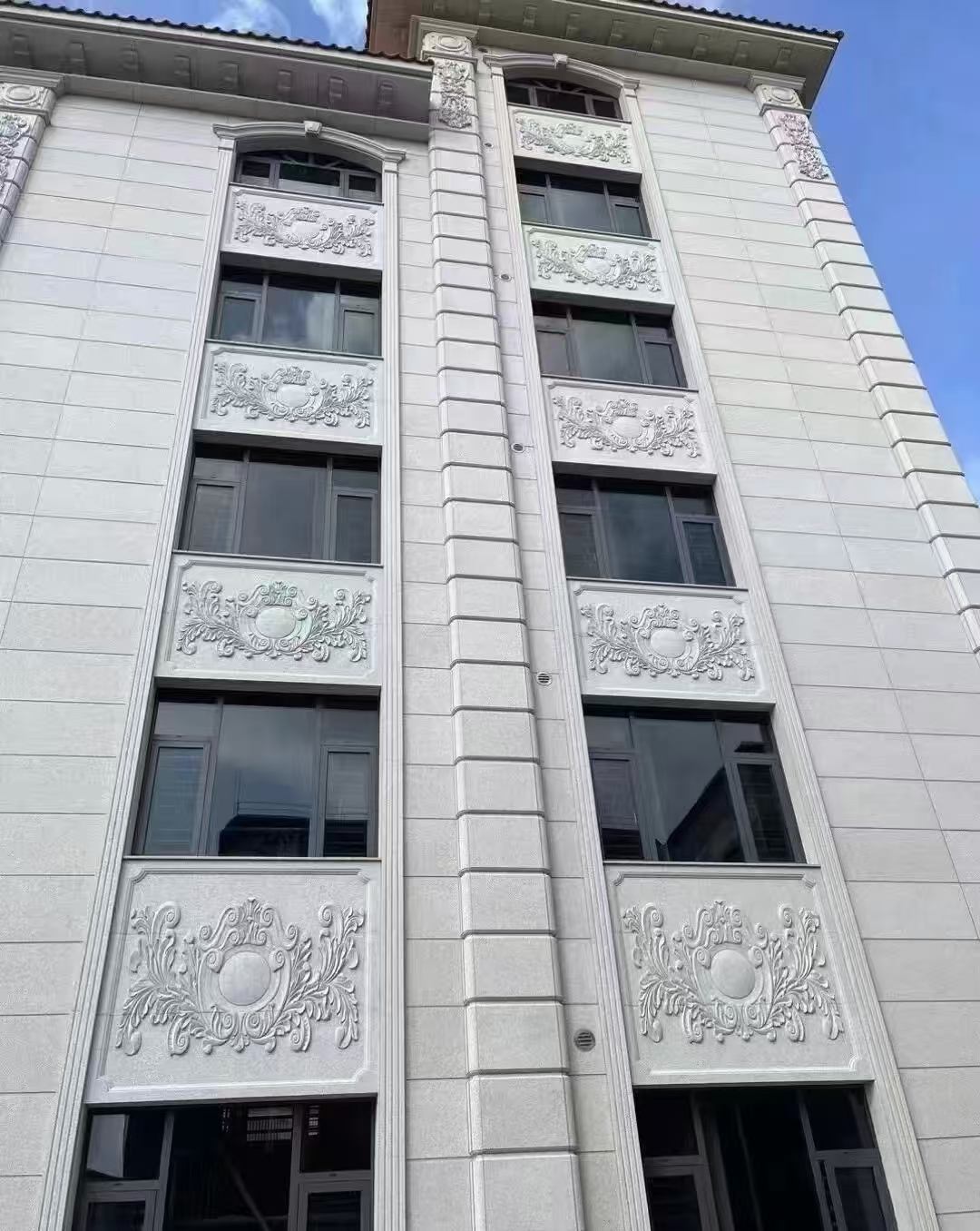 连云港 白麻荔枝面花岗岩别墅外墙干挂