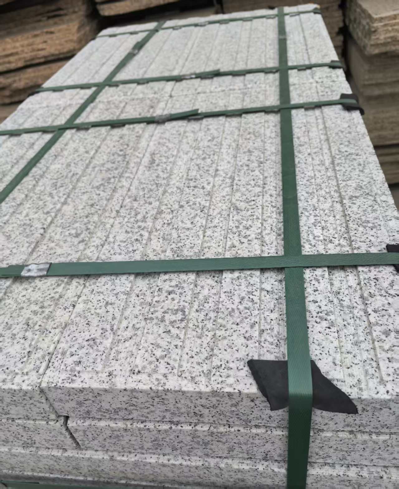 连云港 白麻花岗岩直行盲道石，盲条，地铺石