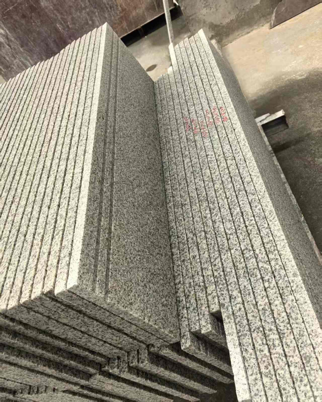 连云港 白麻荔枝面花岗岩楼梯踏步